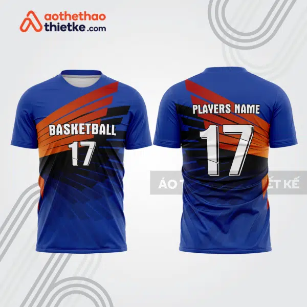 Mẫu thiết kế áo t-shirt khởi động bóng rổ đẹp brb82