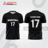 Mẫu thiết kế áo t-shirt khởi động bóng rổ đẹp brb83