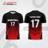 Mẫu thiết kế áo t-shirt warm up bóng rổ đẹp brb9