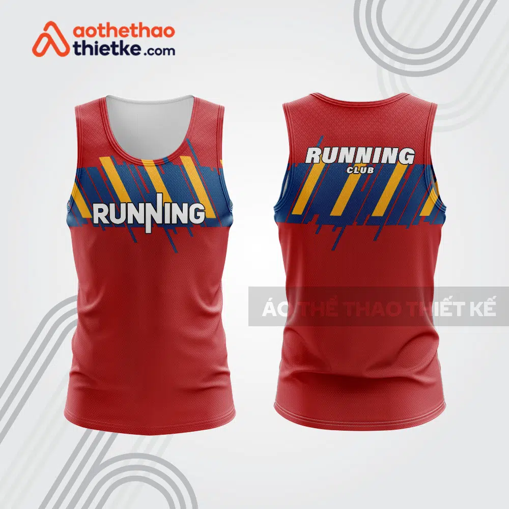 Mẫu thiết kế áo đồng phục tank top chạy bộ đẹp cbb63