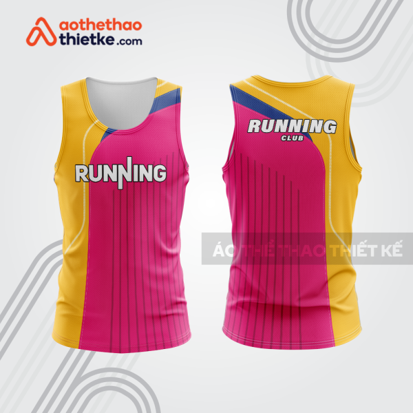Mẫu thiết kế áo thể thao tank top chạy bộ đẹp cbb73