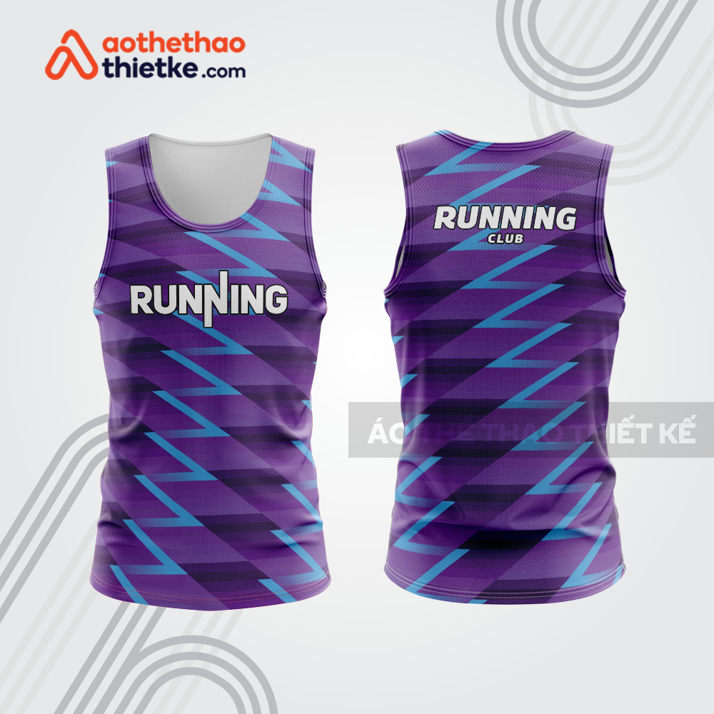 Mẫu thiết kế áo thể thao tank top chạy bộ đẹp cbb75