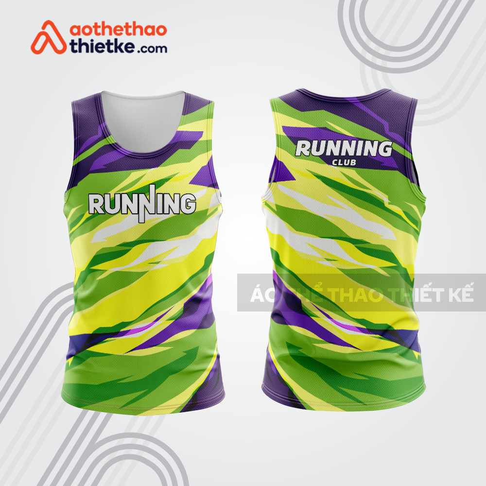 Mẫu thiết kế áo thể thao tank top chạy bộ đẹp cbb79