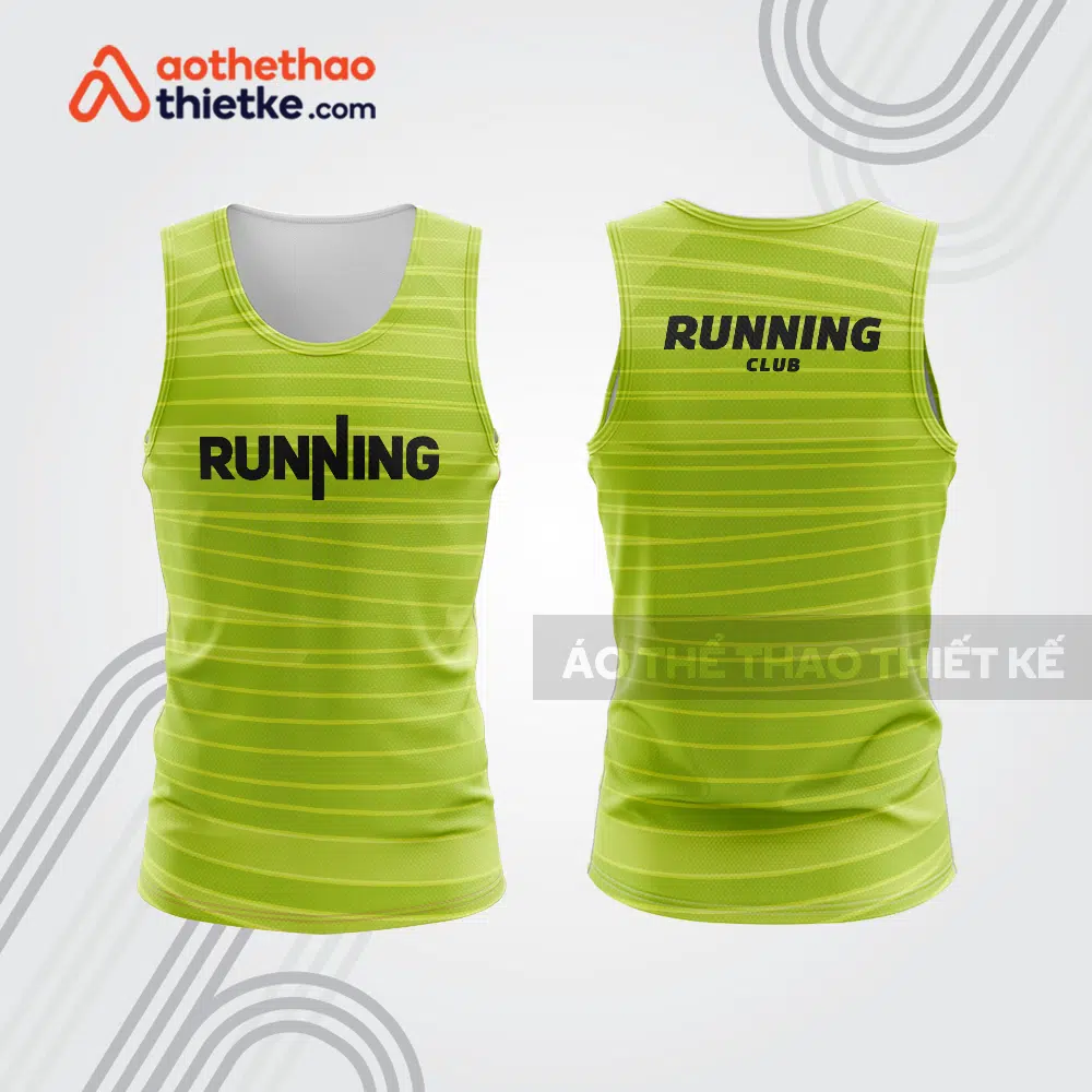 Mẫu thiết kế áo thể thao tank top chạy bộ đẹp cbb86