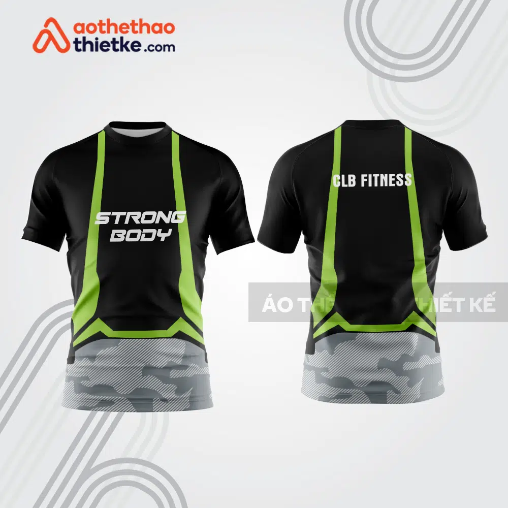 Mẫu thiết kế áo đồng phục t-shirt fitness & gym đẹp fg112