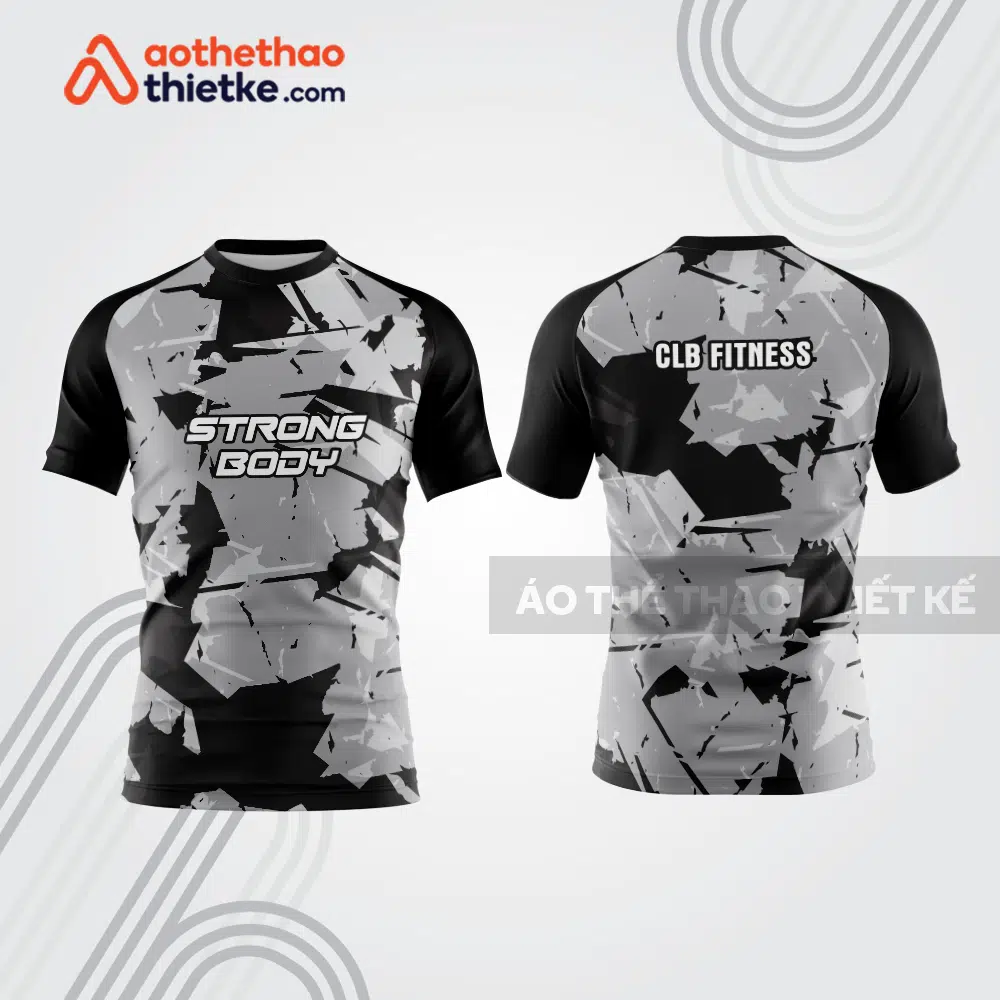 Mẫu thiết kế áo đồng phục t-shirt fitness & gym đẹp fg113
