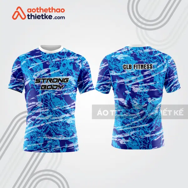 Mẫu thiết kế áo đồng phục t-shirt fitness & gym đẹp fg114