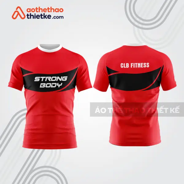 Mẫu thiết kế áo đồng phục t-shirt fitness & gym đẹp fg117