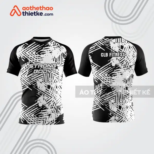 Mẫu thiết kế áo đồng phục t-shirt fitness & gym đẹp fg123