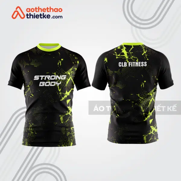 Mẫu thiết kế áo đồng phục t-shirt fitness & gym đẹp fg124