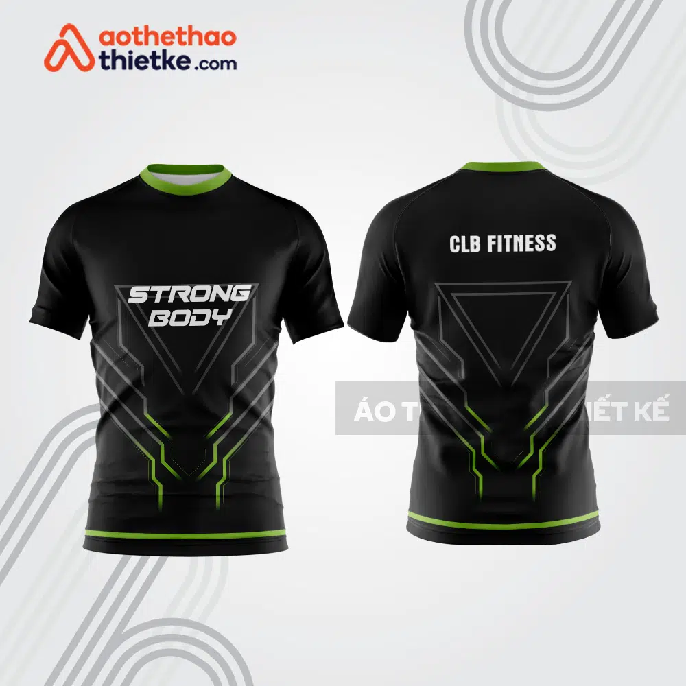 Mẫu thiết kế áo đồng phục t-shirt fitness & gym đẹp fg132