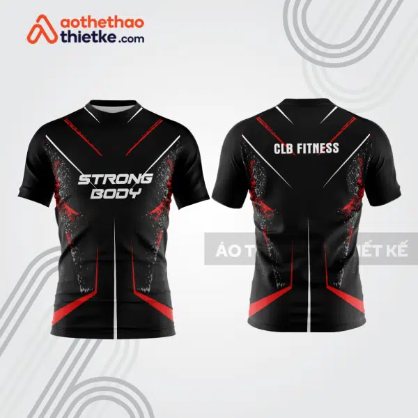 Mẫu thiết kế áo đồng phục t-shirt fitness & gym đẹp fg136