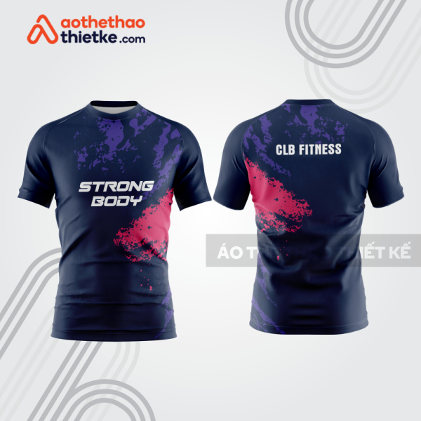 Mẫu thiết kế áo đồng phục t-shirt fitness & gym fg32