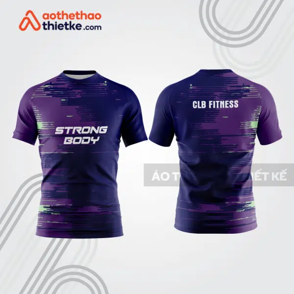 Mẫu thiết kế áo đồng phục t-shirt fitness & gym fg35