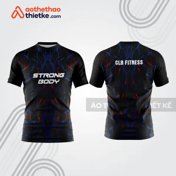 Mẫu thiết kế áo đồng phục t-shirt fitness & gym fg41
