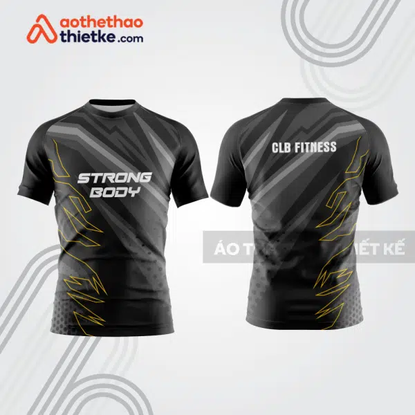 Mẫu thiết kế áo đồng phục t-shirt fitness & gym fg46