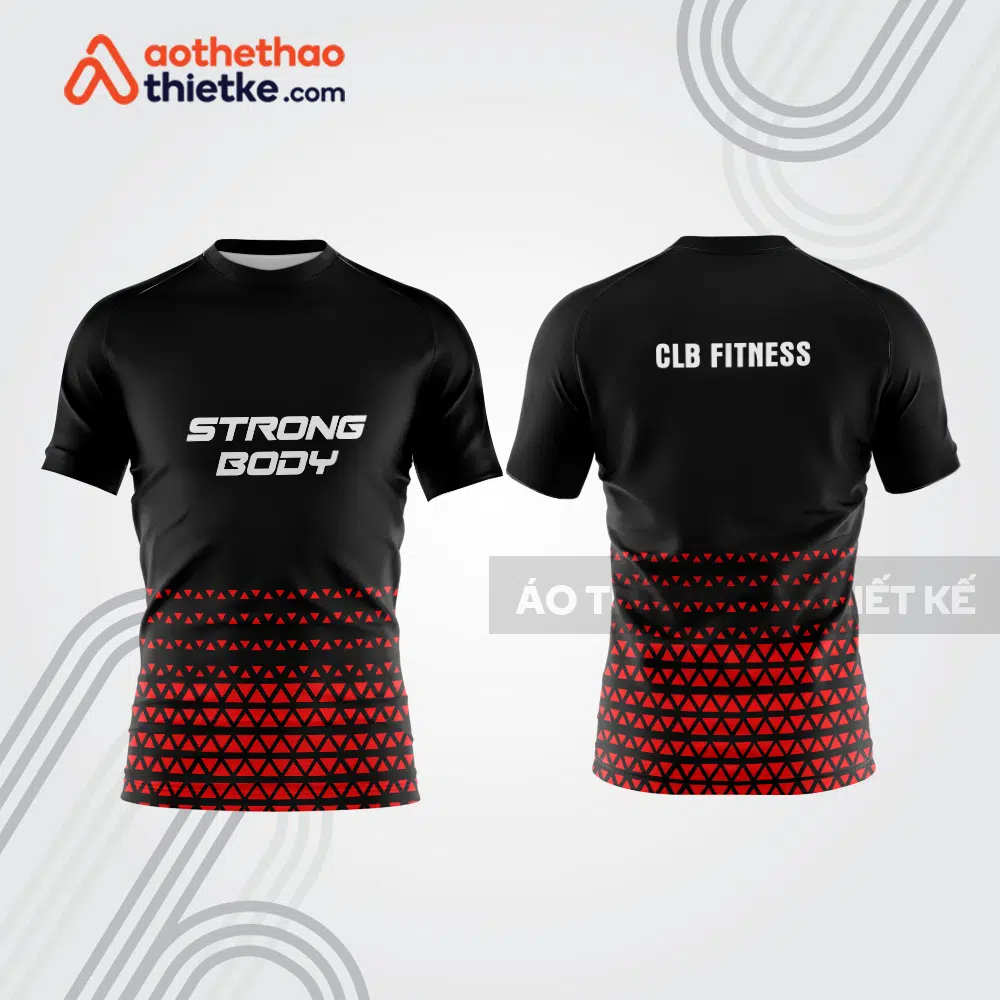Mẫu thiết kế áo đồng phục t-shirt fitness & gym fg52