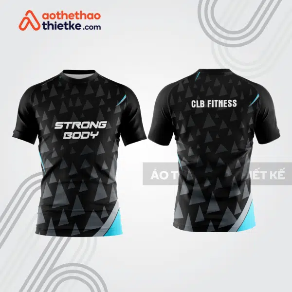 Mẫu thiết kế áo đồng phục t-shirt fitness & gym fg54