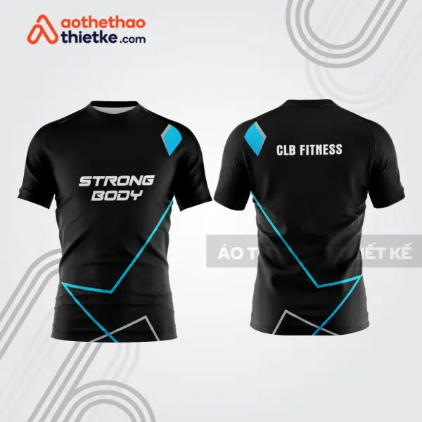 Mẫu thiết kế áo đồng phục t-shirt fitness & gym fg55