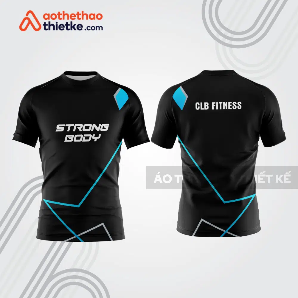 Mẫu thiết kế áo đồng phục t-shirt fitness & gym fg55