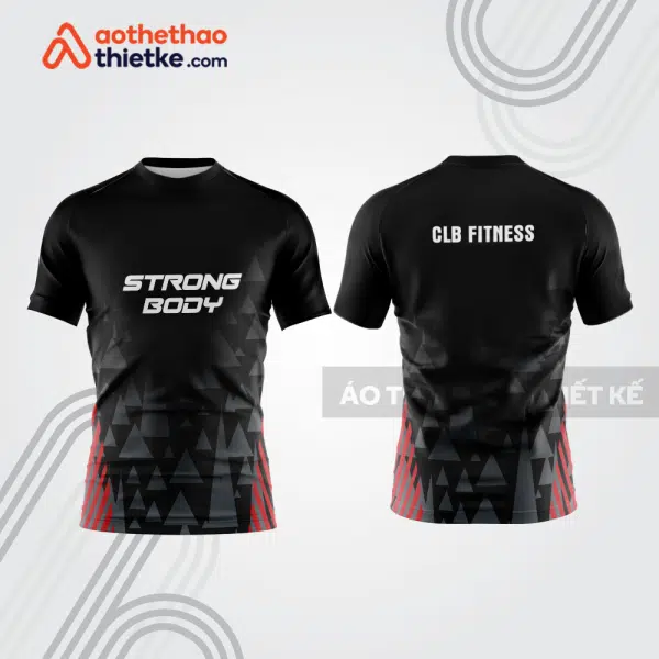 Mẫu thiết kế áo đồng phục t-shirt fitness & gym fg57