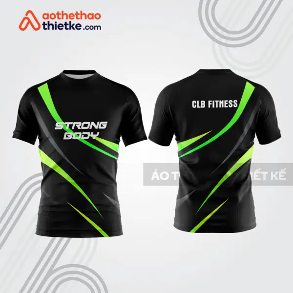 Mẫu thiết kế áo đồng phục t-shirt fitness & gym fg61
