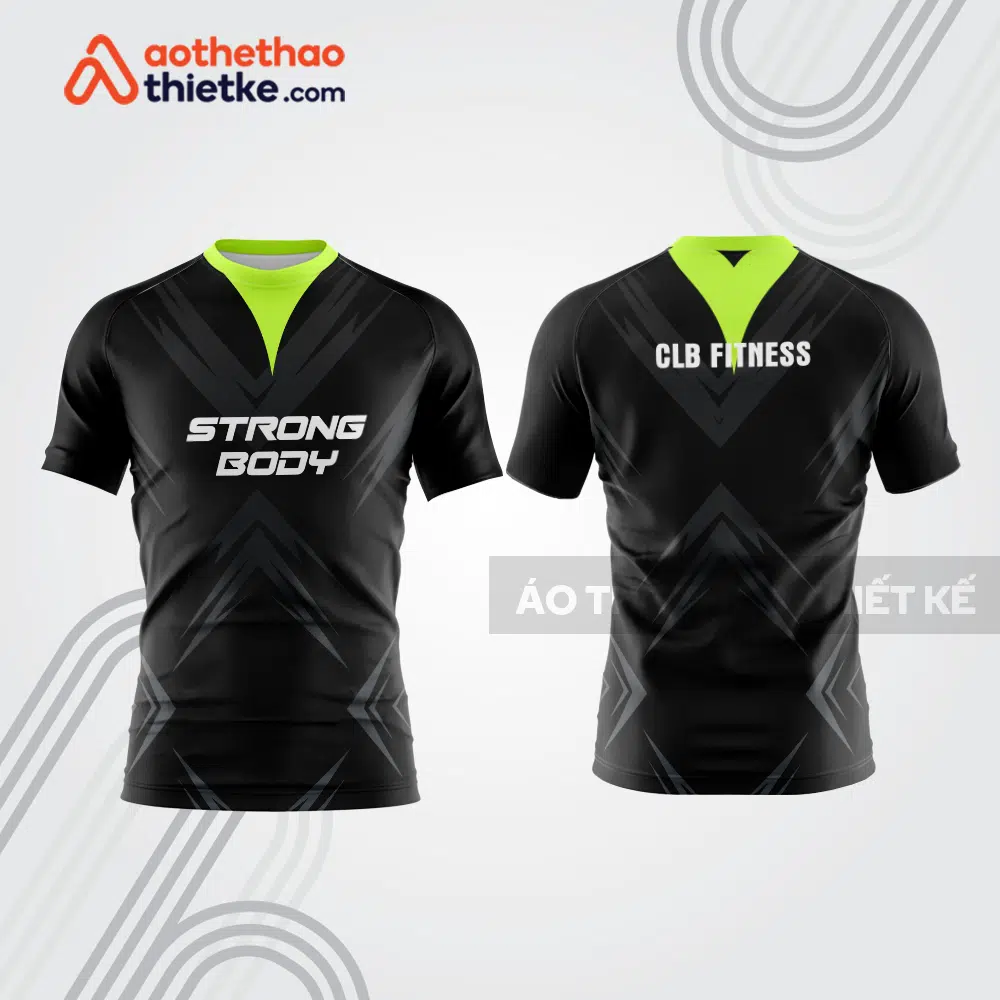 Mẫu thiết kế áo đồng phục t-shirt fitness & gym fg64