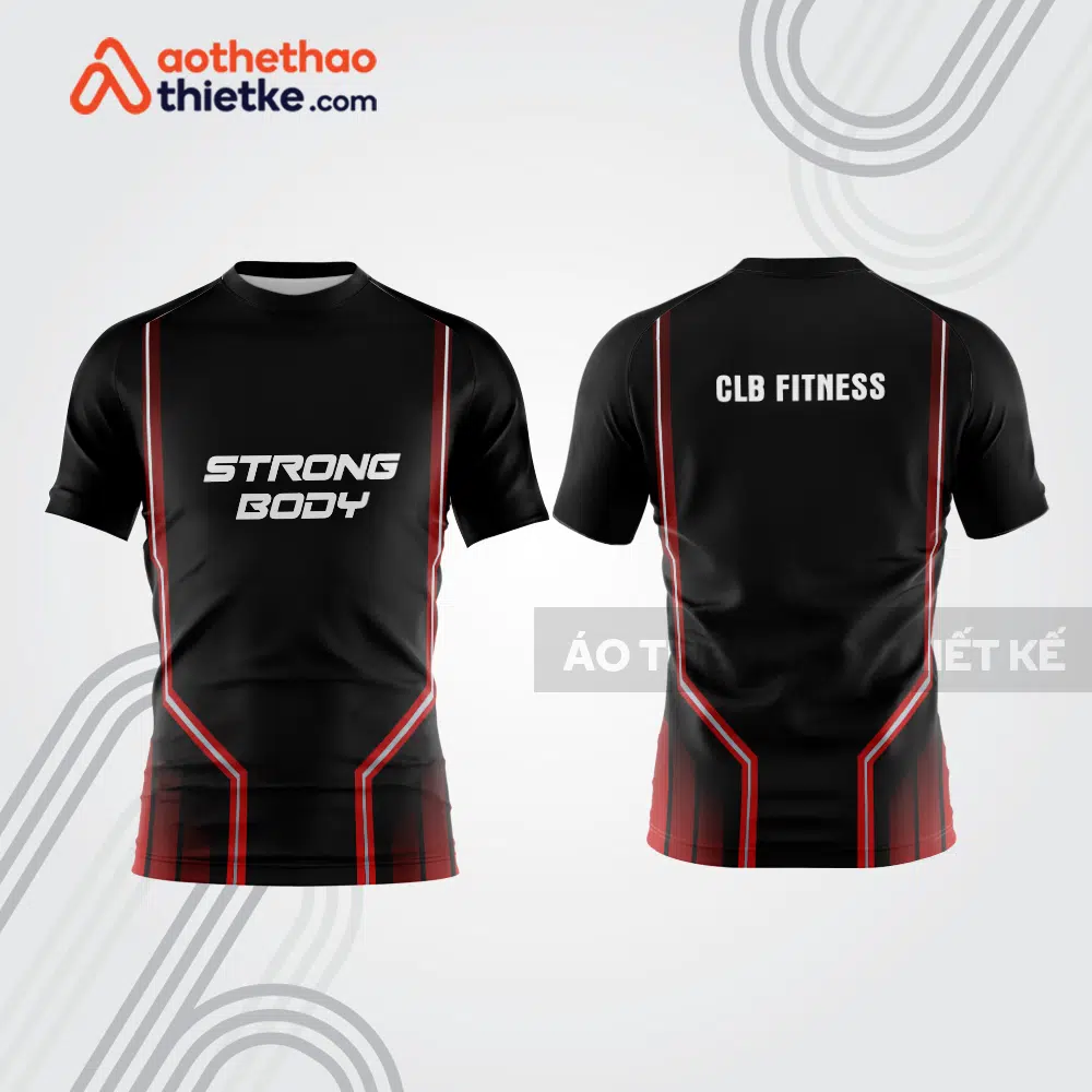 Mẫu thiết kế áo đồng phục t-shirt fitness & gym fg65