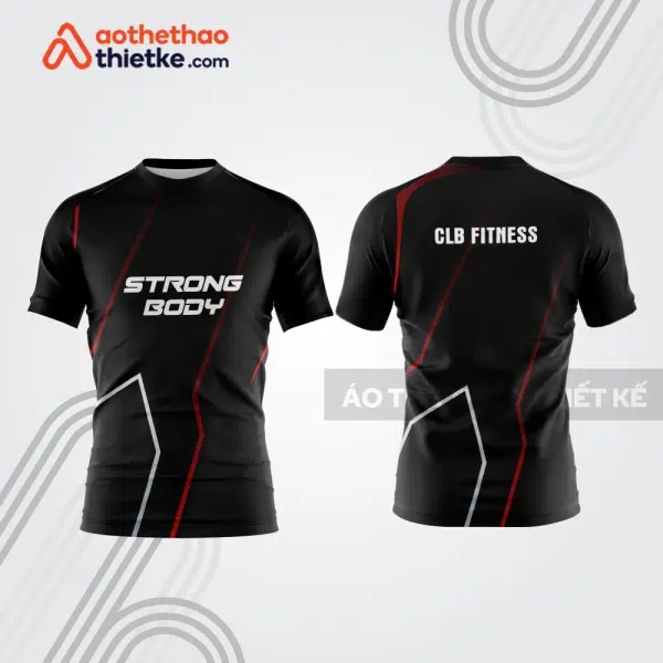 Mẫu thiết kế áo đồng phục t-shirt fitness & gym fg68
