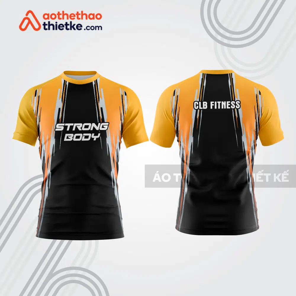 Mẫu thiết kế áo đồng phục t-shirt fitness & gym fg69
