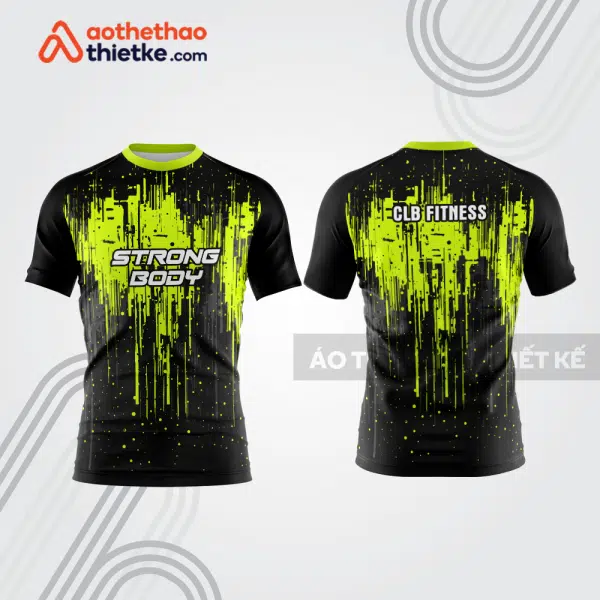 Mẫu thiết kế áo đồng phục t-shirt fitness & gym fg74