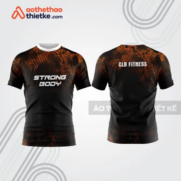 Mẫu thiết kế áo đồng phục t-shirt fitness & gym fg77