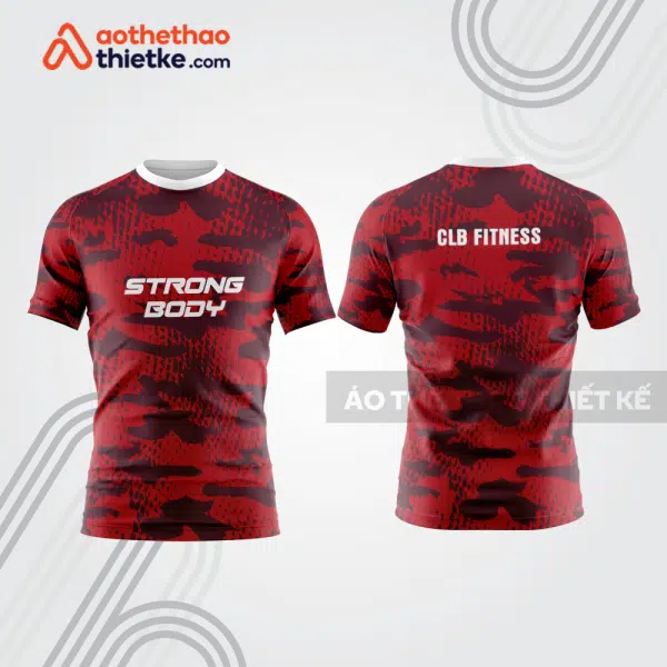 Mẫu thiết kế áo đồng phục t-shirt fitness & gym fg79