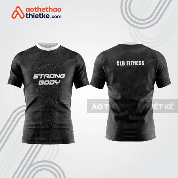 Mẫu thiết kế áo đồng phục t-shirt fitness & gym fg80