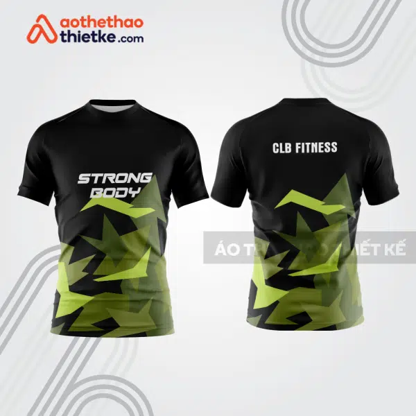 Mẫu thiết kế áo đồng phục t-shirt fitness & gym fg81