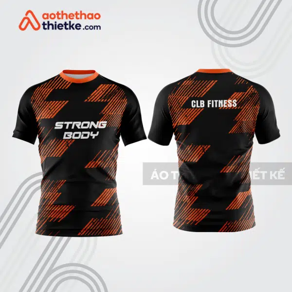 Mẫu thiết kế áo đồng phục t-shirt fitness & gym fg82