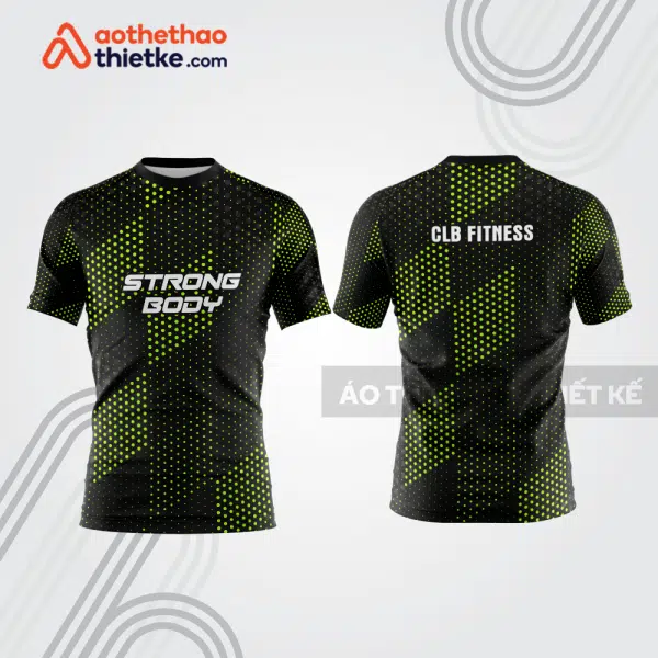 Mẫu thiết kế áo đồng phục t-shirt fitness & gym fg83