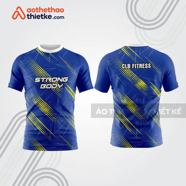 Mẫu thiết kế áo đồng phục t-shirt fitness & gym fg85