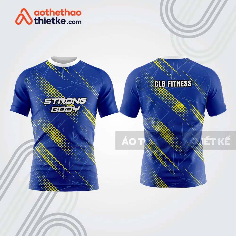 Mẫu thiết kế áo đồng phục t-shirt fitness & gym fg85