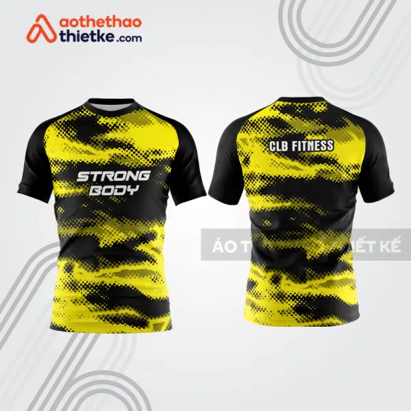 Mẫu thiết kế áo đồng phục t-shirt fitness & gym fg88