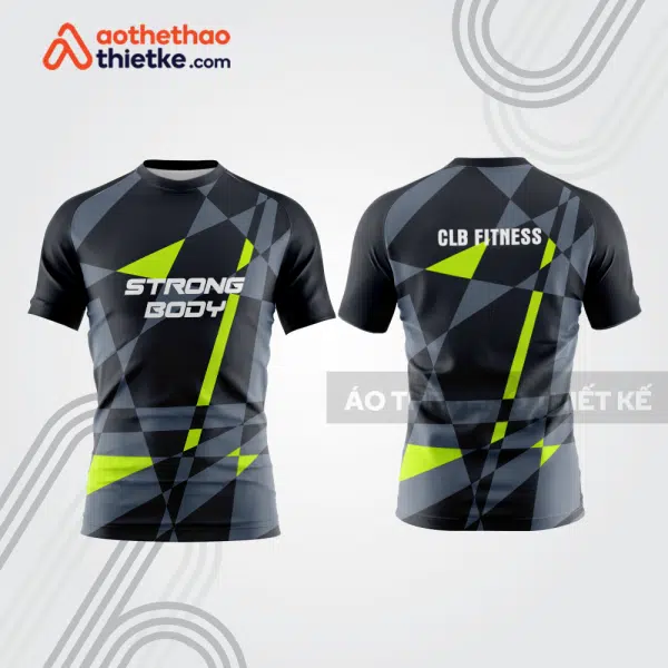 Mẫu thiết kế áo đồng phục t-shirt fitness & gym fg90