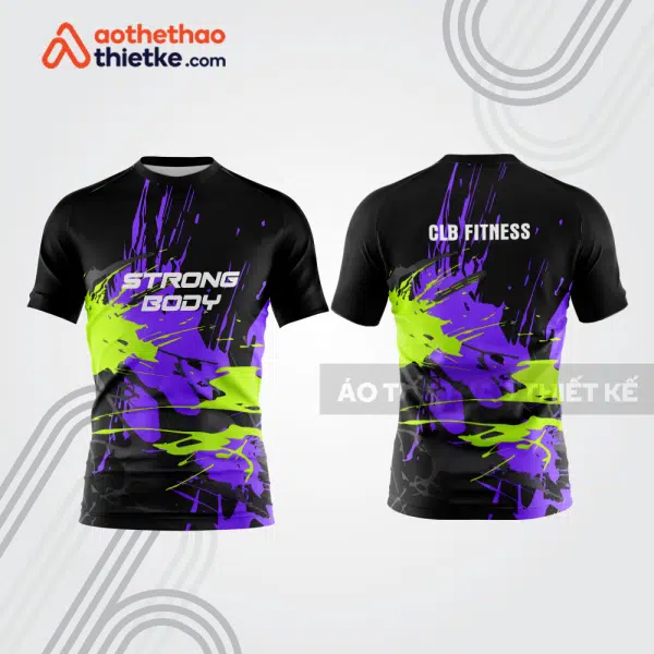Mẫu thiết kế áo đồng phục t-shirt fitness & gym đẹp fg95