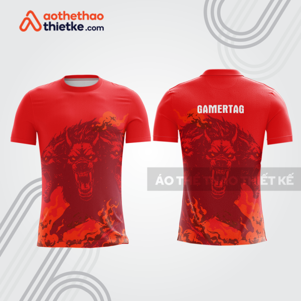 Mẫu thiết kế áo thun đồng phục thi đấu game thủ đẹp g875