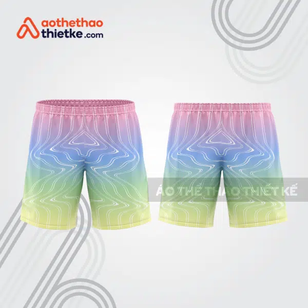 Mẫu thiết kế quần short thể thao tùy chỉnh đẹp sh329