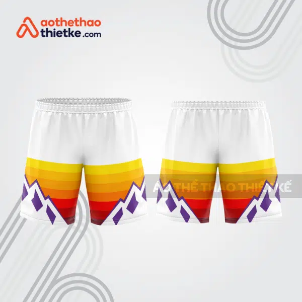 Mẫu thiết kế quần short đồng phục thể thao tùy chỉnh đẹp sh347