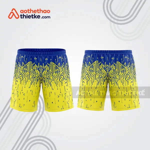 Mẫu thiết kế quần short đồng phục thể thao nam nữ đẹp sh371