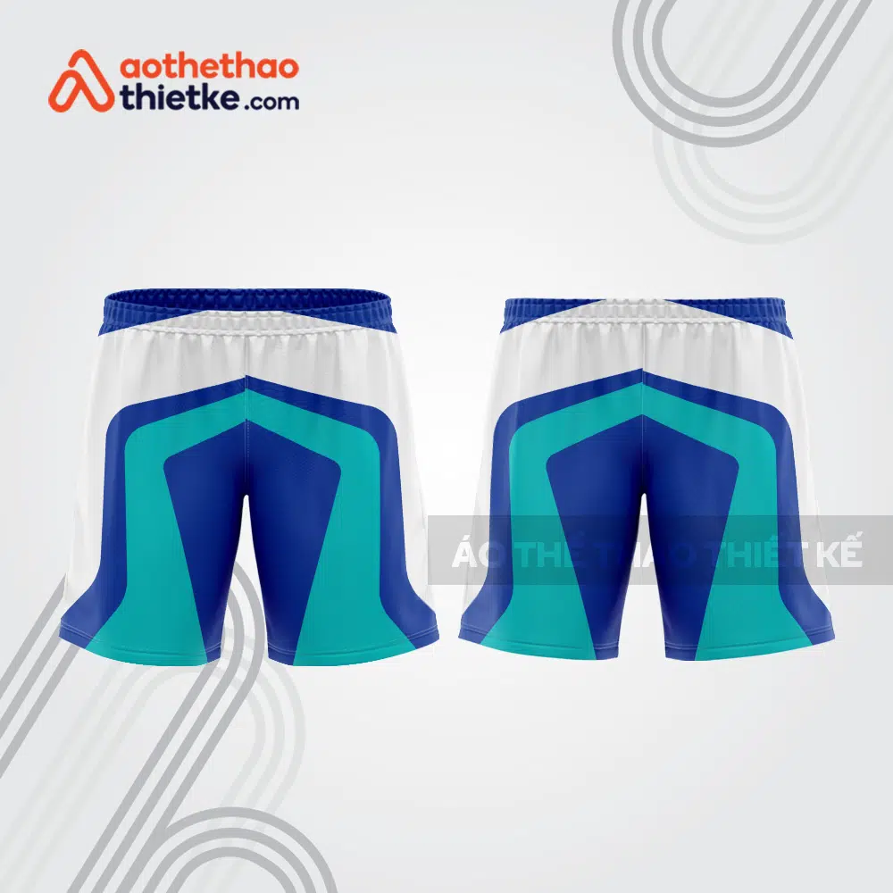 Mẫu thiết kế quần short đồng phục thể thao nam nữ đẹp sh373