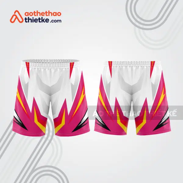 Mẫu thiết kế quần short đồng phục thể thao nam nữ đẹp sh376