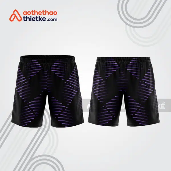 Mẫu thiết kế quần short đồng phục thể thao nam nữ đẹp sh378