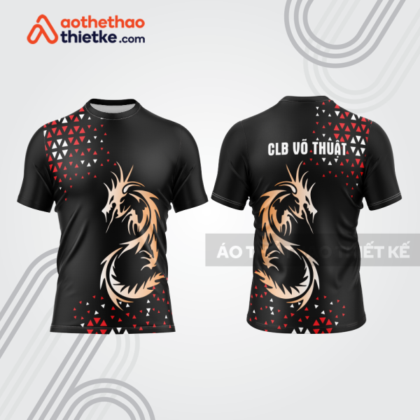 Mẫu thiết kế áo đồng phục t-shirt võ thuật vt103